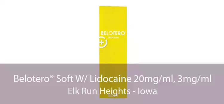 Belotero® Soft W/ Lidocaine 20mg/ml, 3mg/ml Elk Run Heights - Iowa