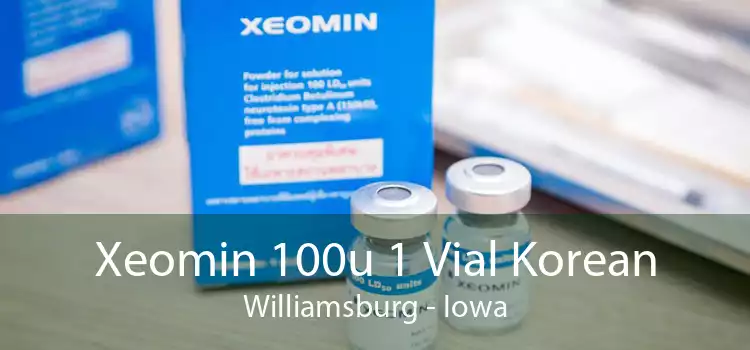 Xeomin 100u 1 Vial Korean Williamsburg - Iowa