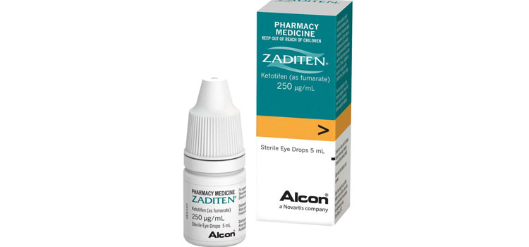 Zaditen® Eye Drops 0.03% dosage Williamsburg, IA